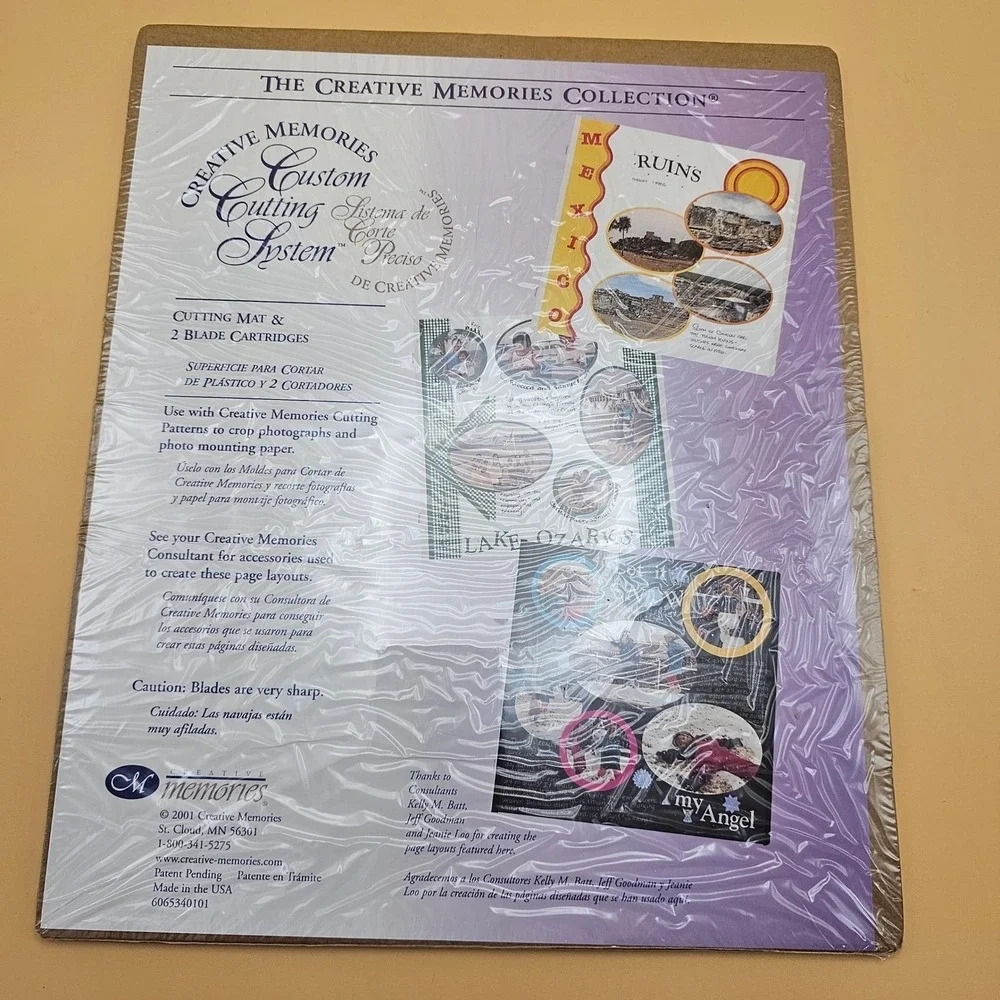 Vintage Creative Memories Custom‎ Cutting Lot Circle Oval Templates Scrapbooking